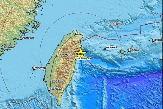 대만 화롄에 또 5.8 지진…즉각 피해 보고는 없어