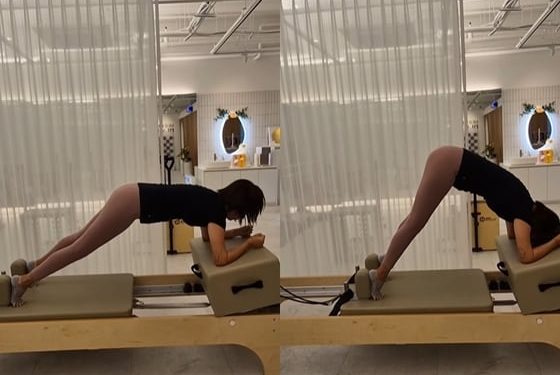 김지혜, 바지 안 입은 줄…오해 부른 레깅스룩