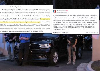 FBI, 마러라고 압색 당시 ‘총기사용’ 허가…트럼프 “바이든, 민주주의에 위협”