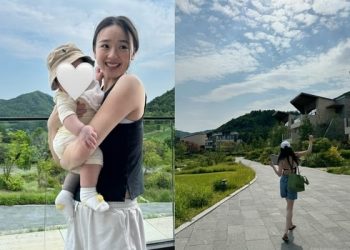 손연재, 출산 4개월 만에 늘씬 수영복 자태 “아기랑 첫 여행”