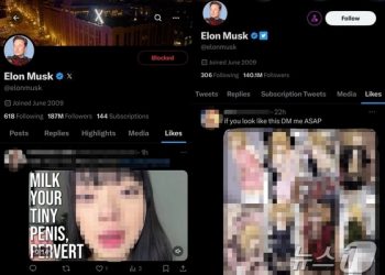 “머스크가 야동 보다 걸렸네”…엑스 ‘좋아요’ 비공개 전환 이유?