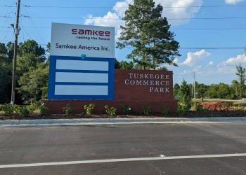 터스키기 市, 삼기 아메리카 공장 준공에 맞춰 “삼기 파크웨이” 명명식