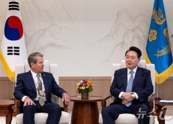 尹대통령, 美조지아 주지사 만나 한미동맹 발전 방향 논의