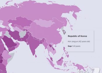 ‘대한민국 지도자는 김정은’…WP, 기사 지도에 ‘오기’