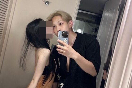 ‘최진실子’ 지플랫, 여자친구 당당 공개? 근육 과시 속 미모 여성 볼키스