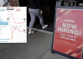 미 6월 비농업 고용 20만6000건…전망치 소폭 상회