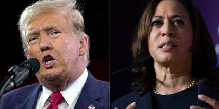 트럼프 47% vs 해리스 45%…바이든 사퇴 후 ‘초박빙’ 접전