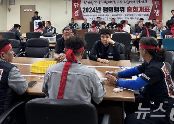 HD현대중 노조, 파업 찬반투표 가결…재적 대비 65.07% 찬성