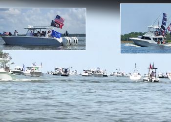 앨라배마 남부 해안서 대규모 ‘마가'(MAGA) 보트 퍼레이드 열려
