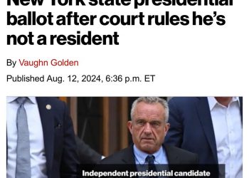 미 뉴욕주, 무소속 케네디 대선출마 불인정…”가짜 주소 사용”