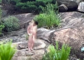 “저게 사람인가 짐승인가”…’북한산 알몸남’에 등산객 화들짝[영상]