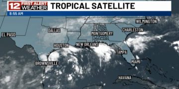 앨라배마 일대에 수은주 떨어지면서 비올 확률 높아져