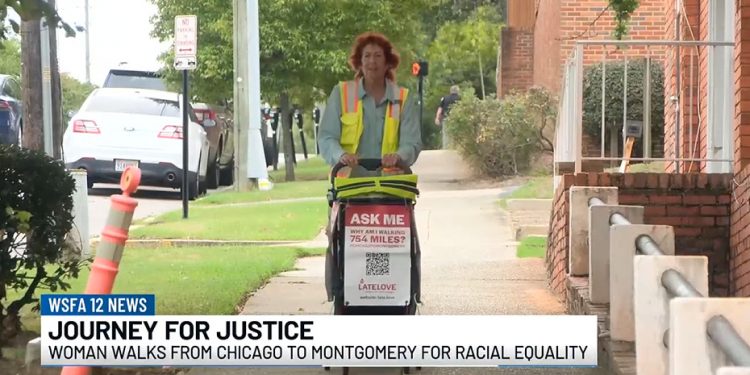 시카고에서 몽고메리까지 걷는 여성 “인종평등 위해”