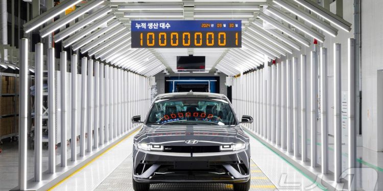 현대차 누적생산 1억대 돌파…”미래차로 새로운 1억대 시대 연다”