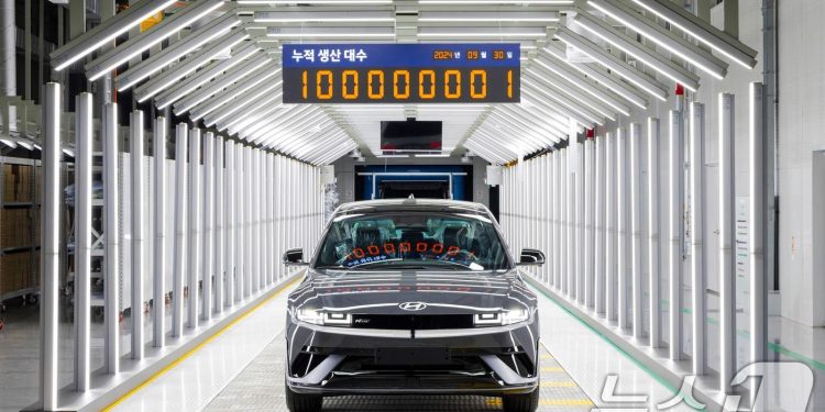 현대차·기아, 9월 美 판매 12만7941대…전년比 10.4% 감소