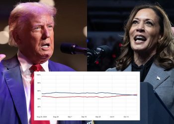 ‘트럼프 52% vs 해리스 48%’…예측모델 DDHQ “첫 추월”