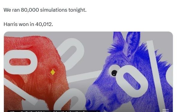 美대선 족집게 “해리스 우세”…투표 개시 직전 예측 뒤집어