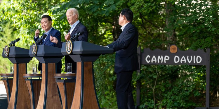 “한미일, 15~16일 APEC 기간 중 3국 정상 회의 개최 조율 중”