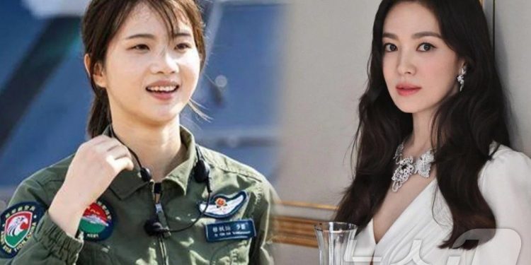 송혜교 닮은 ’25세 파일럿’ 얼마나 똑같길래…”사진 찍으려 줄 섰다”