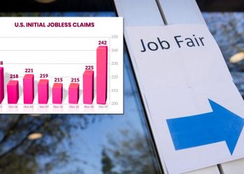 미국 주간 실업수당 청구 24만2000건…2달 만에 최고치