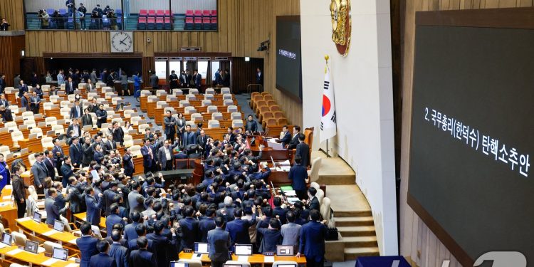 한 권한대행 탄핵 가결되자 외신 긴급보도…”한국 불확실성 심화”