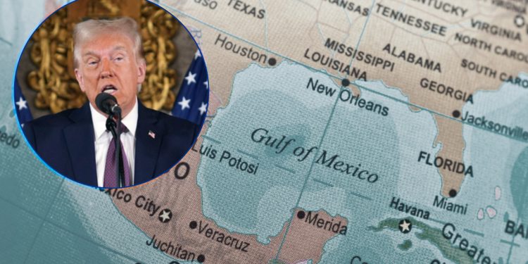 트럼프 “멕시코만, 아메리카만으로 명칭 바꿀 것” 멕시코 ‘노골적 압박’