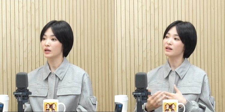 송혜교 “대중목욕탕 간다…알몸 창피, 수건으로 얼굴 가리면 몰라봐”