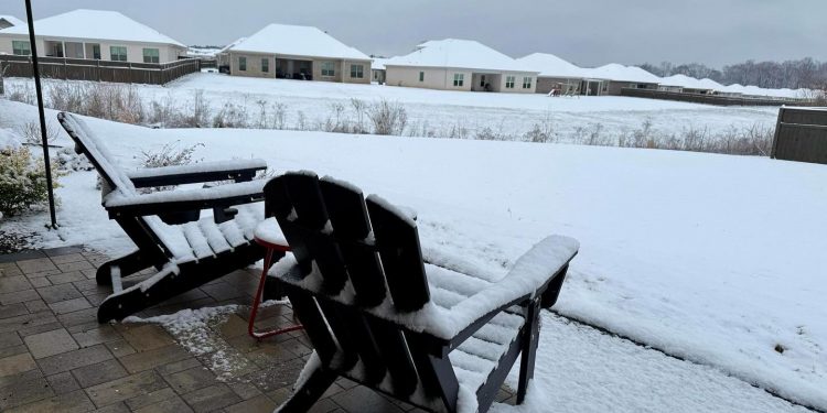앨라배마 북부· 중북부 지역, 19일 오전에는 눈 오후에는 비 예상