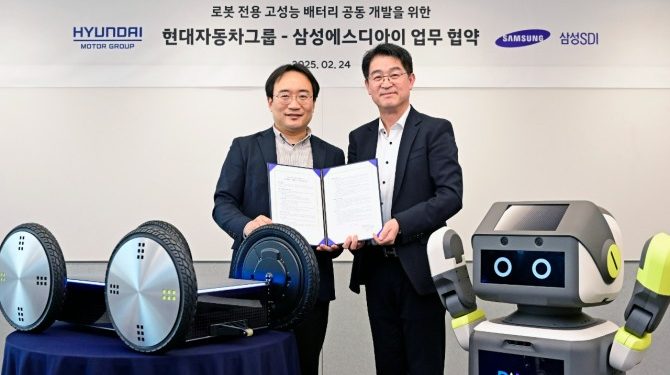 현대차 전기차에 이어 로봇에도 삼성 배터리…이재용·정의선 동맹 가속화