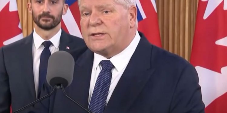 캐나다 온타리오 주지사 “미국에 대한 25% 전기 추가 요금 보류”