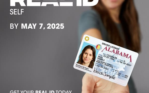 앨라배마주 STAR ID 또는 REAL ID, 5월 7일부터 시행