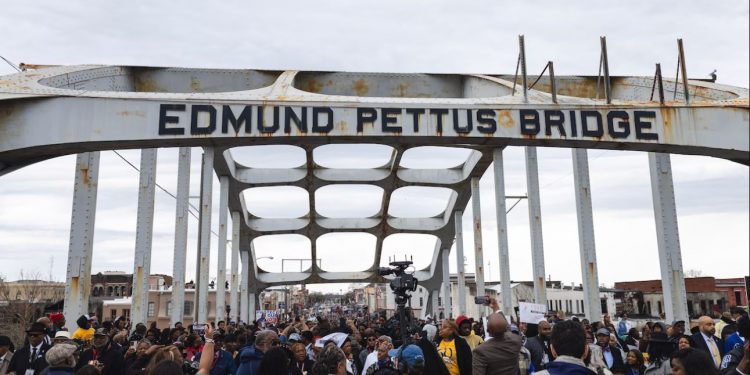 ‘피의 일요일’ 셀마 행진, 60주년 맞아 민권의 상징으로