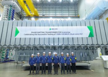 HD현대일렉트릭, 초대형 특수변압기 제작 성공