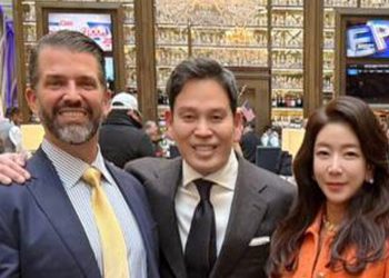 정용진 ‘경제 외교’ 본격화, 트럼프 장남 초청…재계 민간 가교 역할