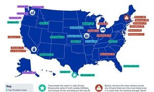 2025 운전자 안전 보고서: 헌츠빌 전국 12위, 몽고메리는 61위… 앨라배마 도시 간 운전 안전 격차 뚜렷