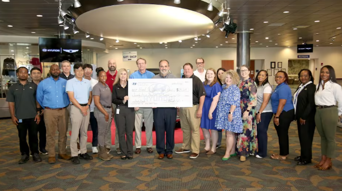 몽고메리 현대차 공장, 앨라배마 푸드뱅크에 2만4천 달러 기부