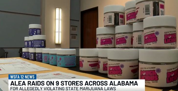 앨라배마 전역 소매점 급습…대마제품 압수