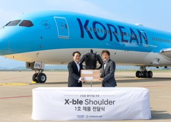 현대차·기아, 대한항공에 착용로봇 ‘엑스블 숄더’ 1호기 전달