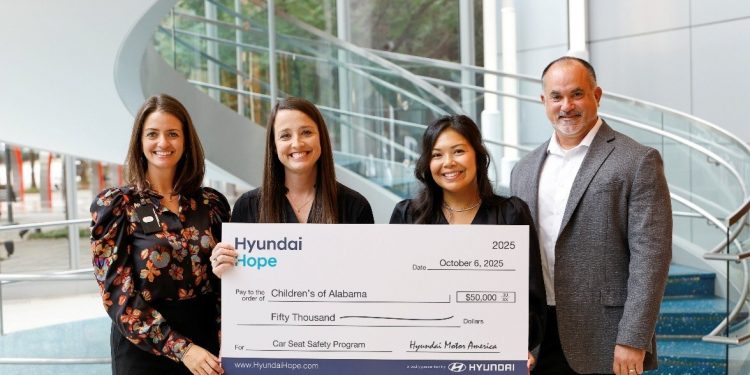 현대자동차, 앨라배마 아동병원과 함께 아동 안전카시트 점검 행사