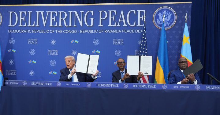 트럼프, 콩고민주-르완다 평화 협정 중재… “30년 분쟁 끝낼 위대한 날”