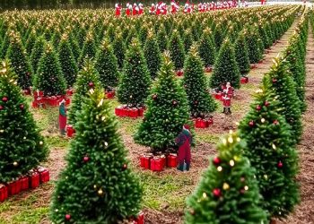 크리스마스트리 재배, 앨라바마에서 ‘새로운 연말 비즈니스’로 부상