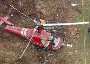 하늘에서 그대로 충돌했다…美 뉴저지 헬기 2대 공중 사고로 사상자