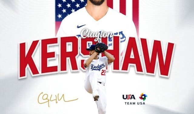 은퇴한 커쇼, 마지막 무대는 WBC…생애 첫 출전 확정