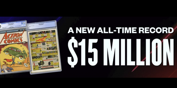 슈퍼맨 초판, 219억 원에 팔렸다