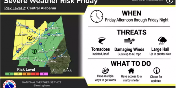 2026 첫 폭풍 경고…앨라배마 전역 비상
