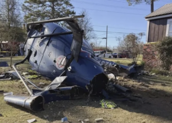 앨라배마 남부 에버그린서 의료헬기 추락…도로 전면 통제