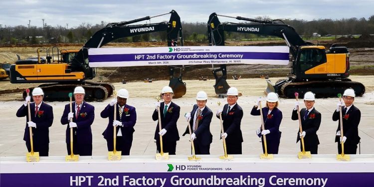 HD현대일렉트릭, 앨라배마 몽고메리에 제2공장 착공…북미 전력시장 공략 강화