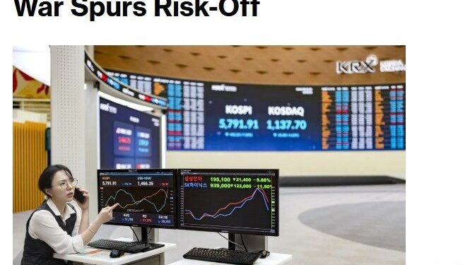 코스피 이틀새 15% 급락…블룸버그 “한국 증시 패닉”