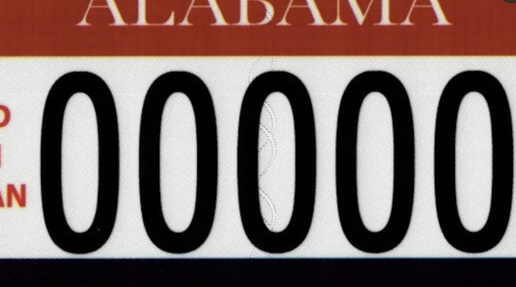 단 1개 등록된 번호판도…앨라배마 ‘희귀 번호판’ 정체