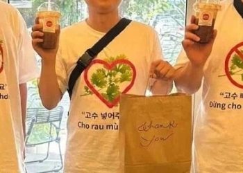 “번역기 필요 없다”…‘고수 빼주세요’ 티셔츠로 여행 해결